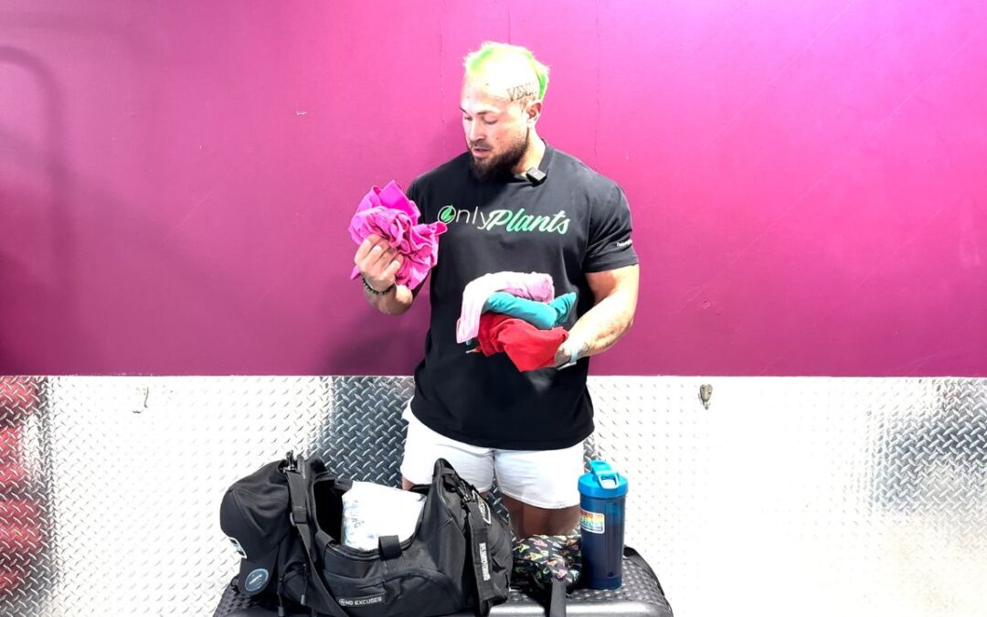 What’s In The Bag Fitness Must-Haves TheBodyBuildingVegan.com